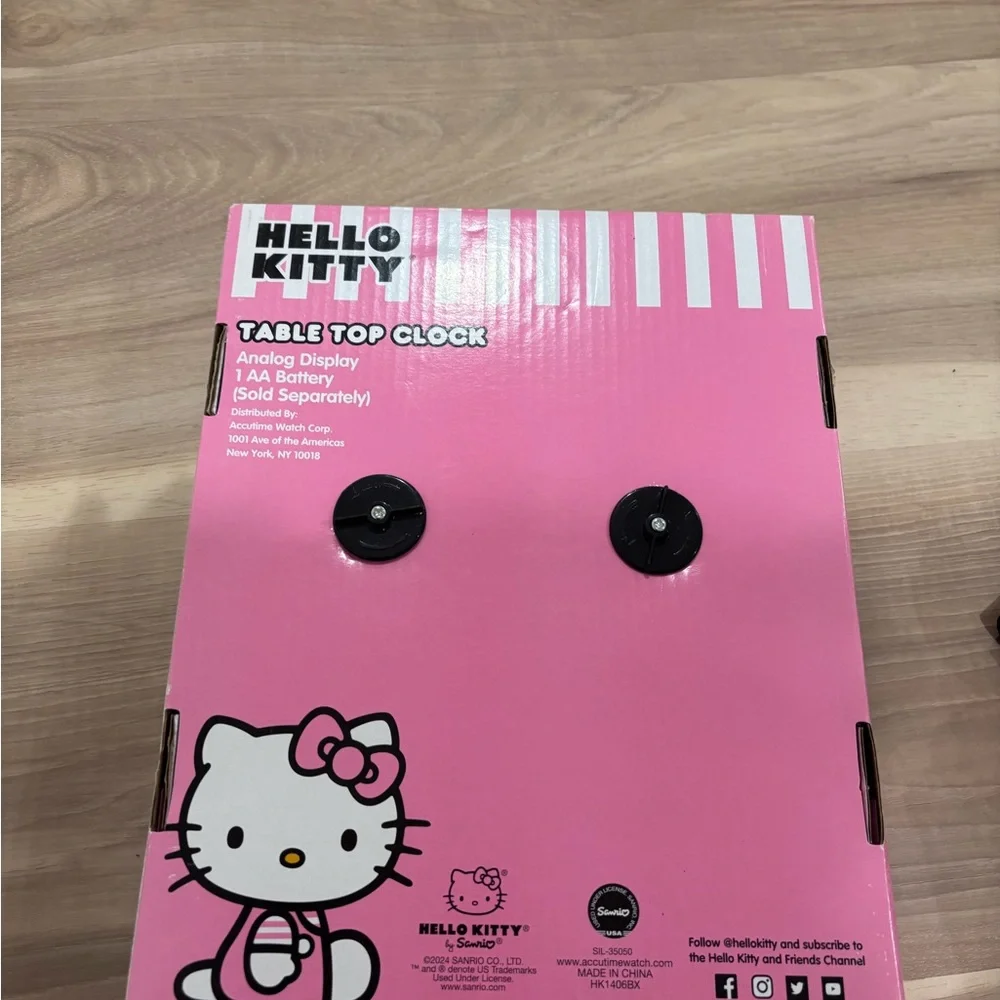 2-1 NEW Sanrio Hello Kitty & Friends backpack Mini ++Kitty desk clock